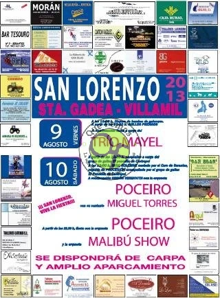 Fiestas de San Lorenzo en Santa Gadea - Villamil 2013