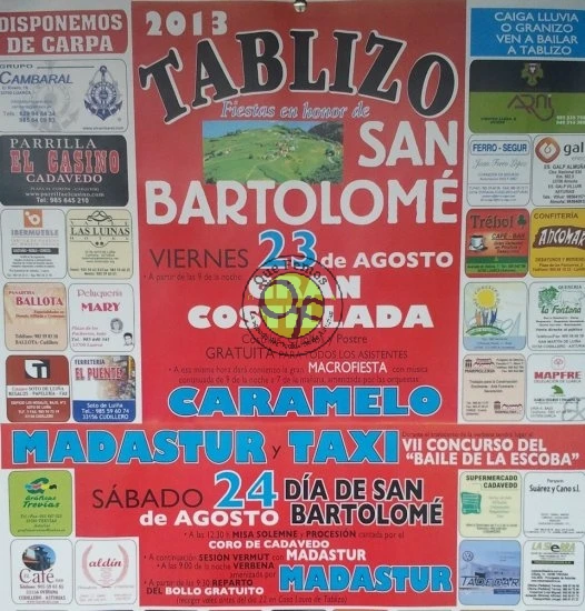 Fiestas de San Bartolomé 2013 en Tablizo