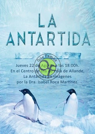 Charla sobre la Antártida en Pola de Allande