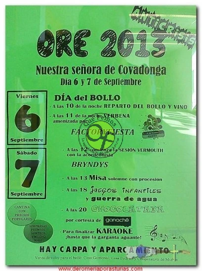 Fiestas de Nuestra Señora de Covadonga 2013 en Ore