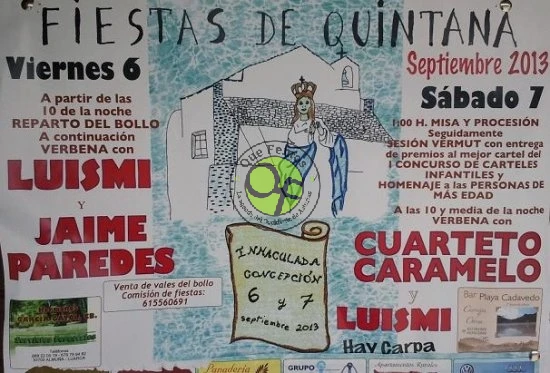 Fiestas de la Inmaculada Concepción 2013 en Quintana