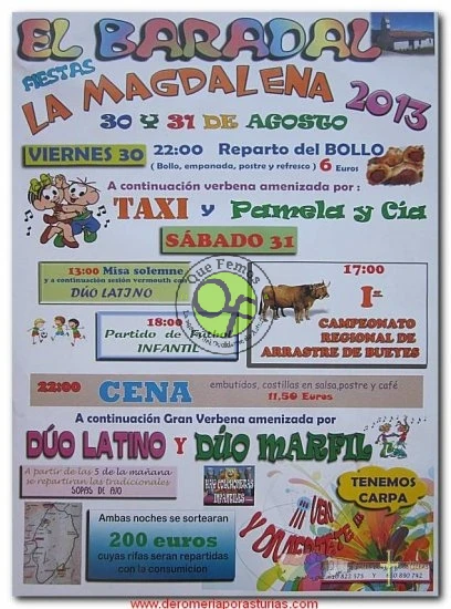 Fiestas de la Magdalena 2013 en El Baradal