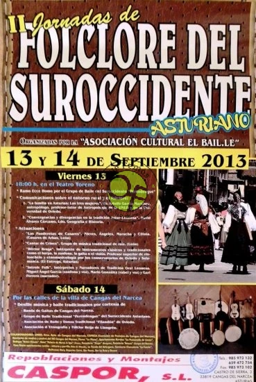 II Jornadas de Folclore del Suroccidente Asturiano 2013