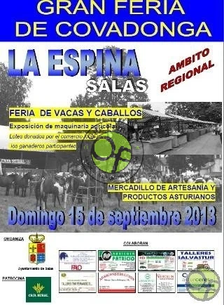 Feria de Covadonga en La Espina 2013