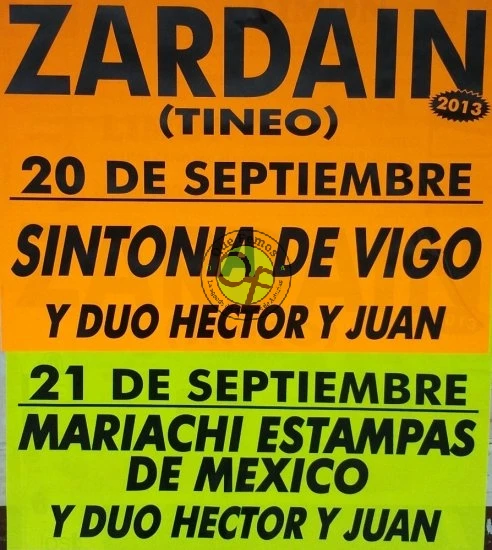 Fiestas de Zardaín 2013