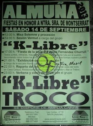 Fiestas de Nuestra Señora de Montserrat en Almuña 2013