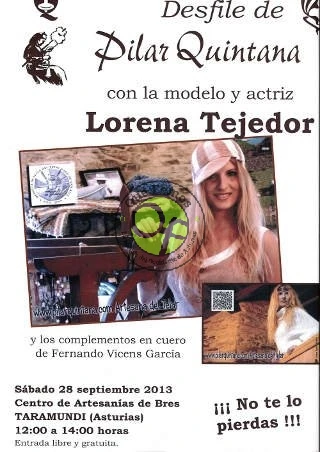 Desfile de Pilar Quintana con la modelo y actriz Lorena Tejedor