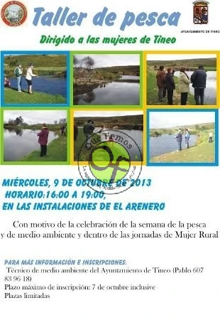 Taller de pesca para mujeres en Tineo