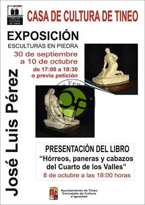 Exposición de esculturas en piedra en Tineo