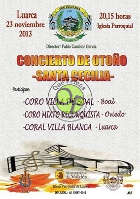 Concierto de Otoño y de Santa Cecilia en Luarca