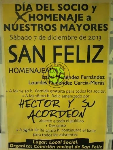 Día del Socio y Homenaje a Nuestros Mayores en San Feliz