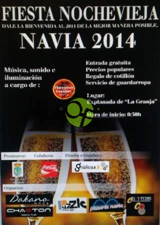 Fiesta de Nochevieja 2013 en Navia