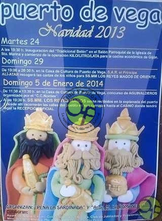 Cabalgata de Reyes 2014 en Puerto de Vega