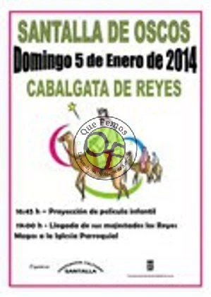 Cabalgata de Reyes 2014 en Santalla de Oscos