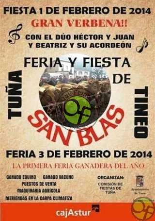 Fiesta y Feria de San Blas en Tuña 2014