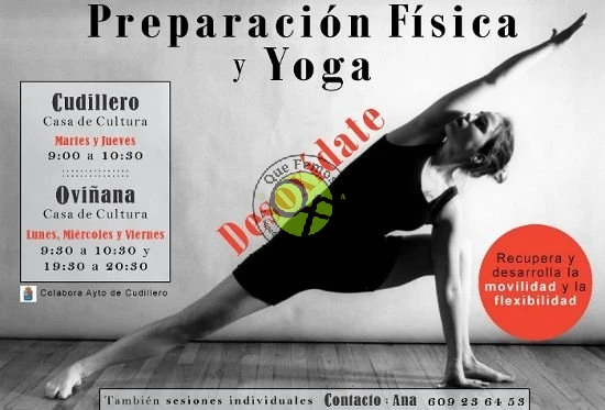 Clases de preparación física y yoga en Cudillero y Oviñana
