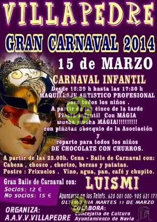 Carnaval 2014 en Villapedre