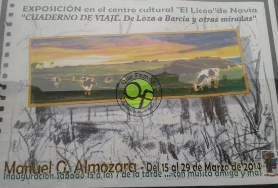 Exposición de Manuel G. Almozara en Navia