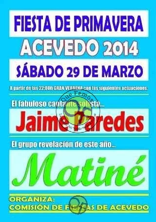 Fiesta de Primavera en Acevedo 2014