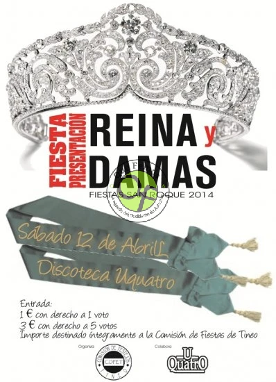 Elección de la Reina de las Fiestas de San Roque 2014 en Tineo