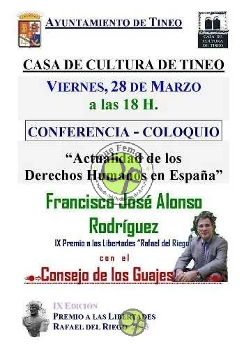 Coloquio en Tineo sobre los derechos humanos en España