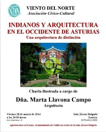Indianos y arquitectura en el Occidente de Asturias: charla en Luarca