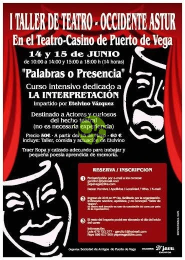 Curso Intensivo de Teatro en Puerto de Vega