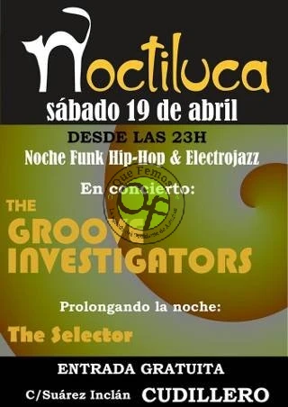 Concierto de The Groove Investigators en el Noctiluca de Cudillero