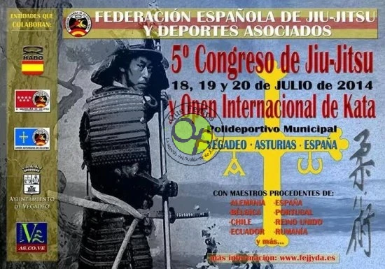 5º Congreso de Jiu-Jitsu y Open Internacional de Kata en Vegadeo