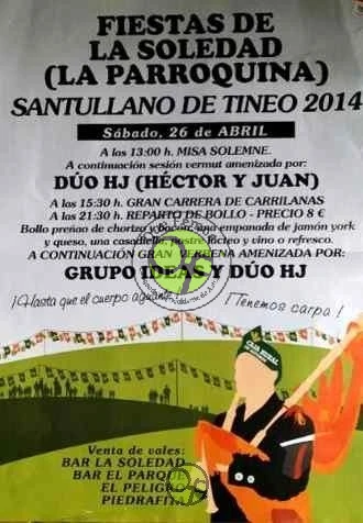 Fiestas de la Soledad (La Parroquina) en Santullano de Tineo 2014