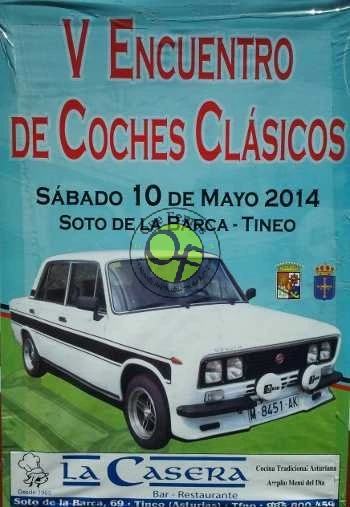 V Encuentro de Coches Clásicos en Soto de la Barca 2014