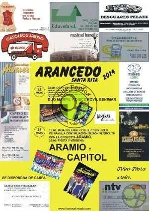 Fiestas de Santa Rita en Arancedo 2014