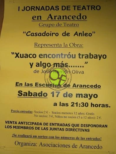 I Jornadas de Teatro de Arancedo: 