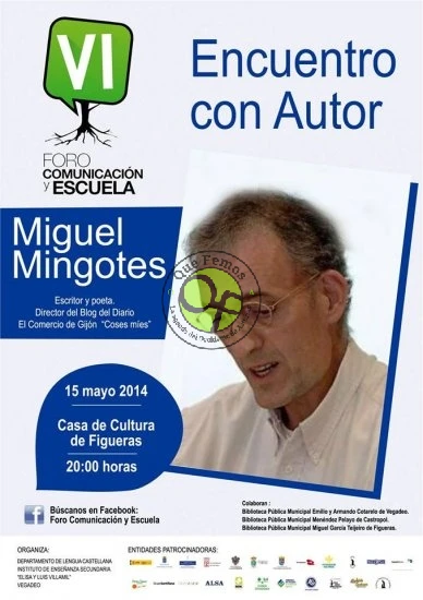 Encuentro literario con Miguel Mingotes