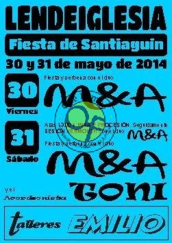 Fiestas de Santiaguín 2014 en Lendiglesia