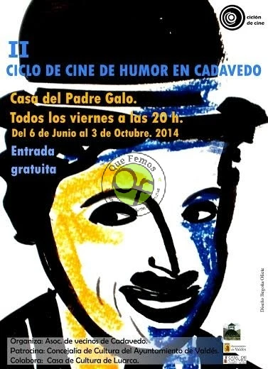 II Ciclo de Cine de Humor de Cadavedo: Junio 2014