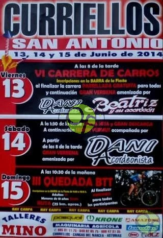 Fiestas de San Antonio en Curriellos 2014
