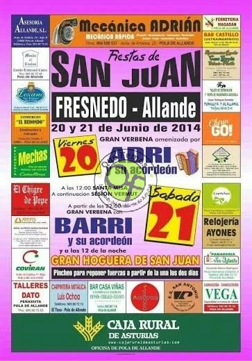 Fiestas de San Juan 2014 en Fresnedo