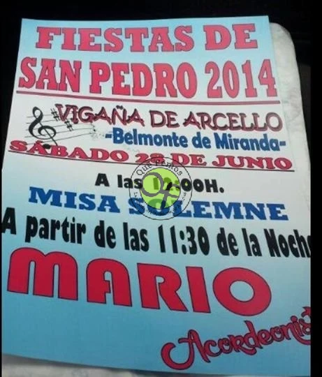 Fiestas de San Pedro 2014 en Vigaña de Arcello