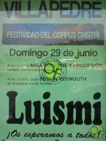 Fiesta de Corpus Christi 2014 en Villapedre