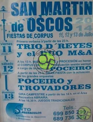 Fiestas de Corpus 2014 en San Martín de Oscos
