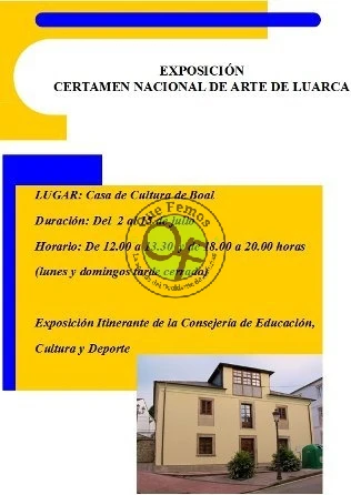 Exposición en Boal: Certamen Nacional de Luarca