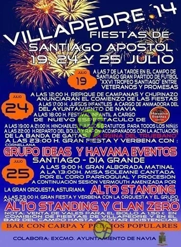 Fiestas de Santiago Apostol 2014 en Villapedre