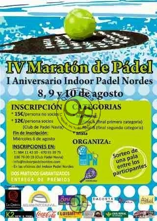 IV Maratón de Pádel en el Indoor Pádel Nordés 2014
