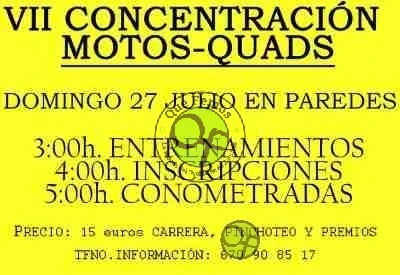 VII Concentración de Motos-Quads en el Valle de Paredes 2014