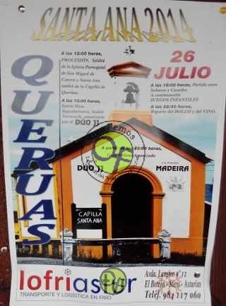 Fiestas de Santa Ana 2014 en Querúas