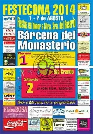 Fiestas del Rosario en Bárcena del Monasterio: la Festecona 2014