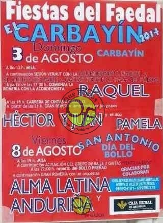 Fiestas del Carbayín 2014 en El Faedal