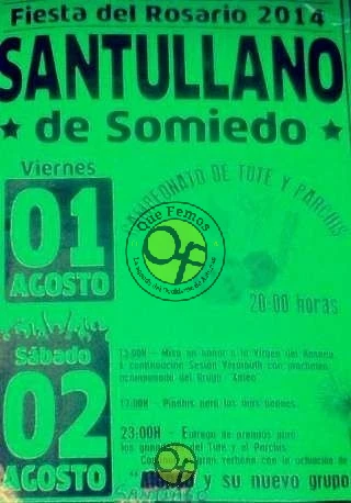 Fiestas del Rosario 2014 en Santullano de Somiedo