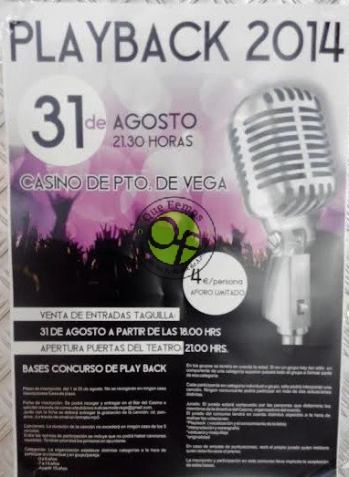 Concurso de Playback 2014 en Puerto de Vega